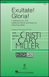 Exultate! Gloria! Three-Part Mixed choral sheet music cover